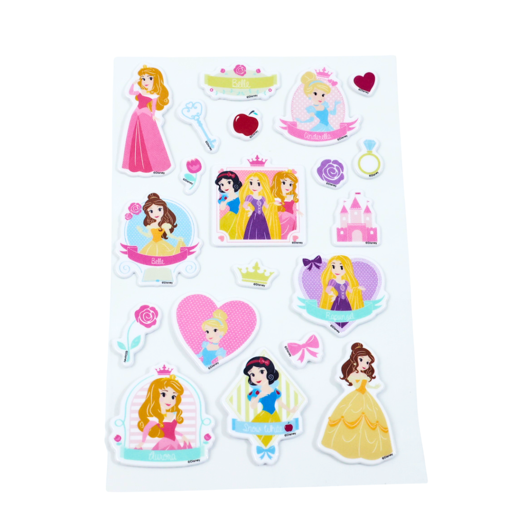 Disney - Princess 3D Puffy Sticker Sets - 20pcs