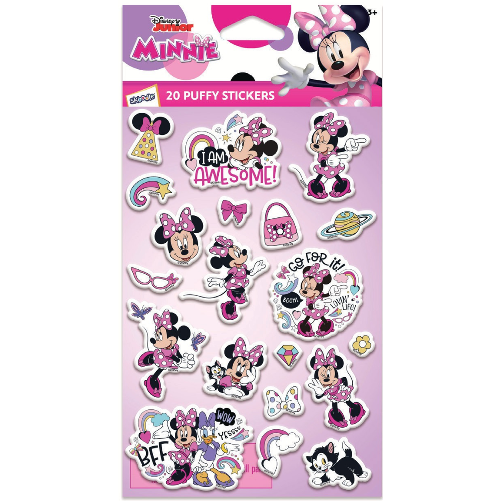 Disney - Minnie 3D Puffy Sticker Sets - 20pcs