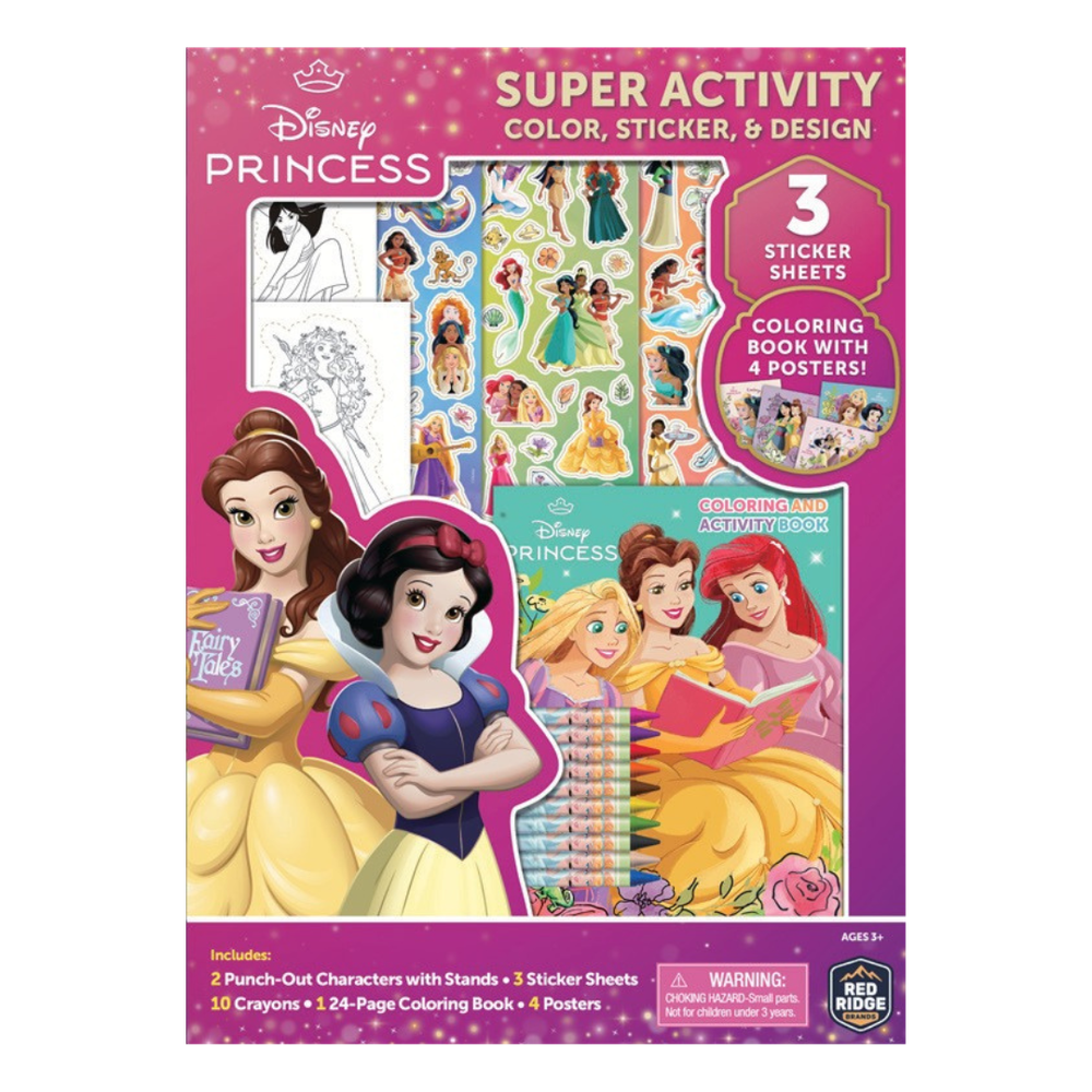 Disney - Princess Super-Activity Color Sticker & Design Set