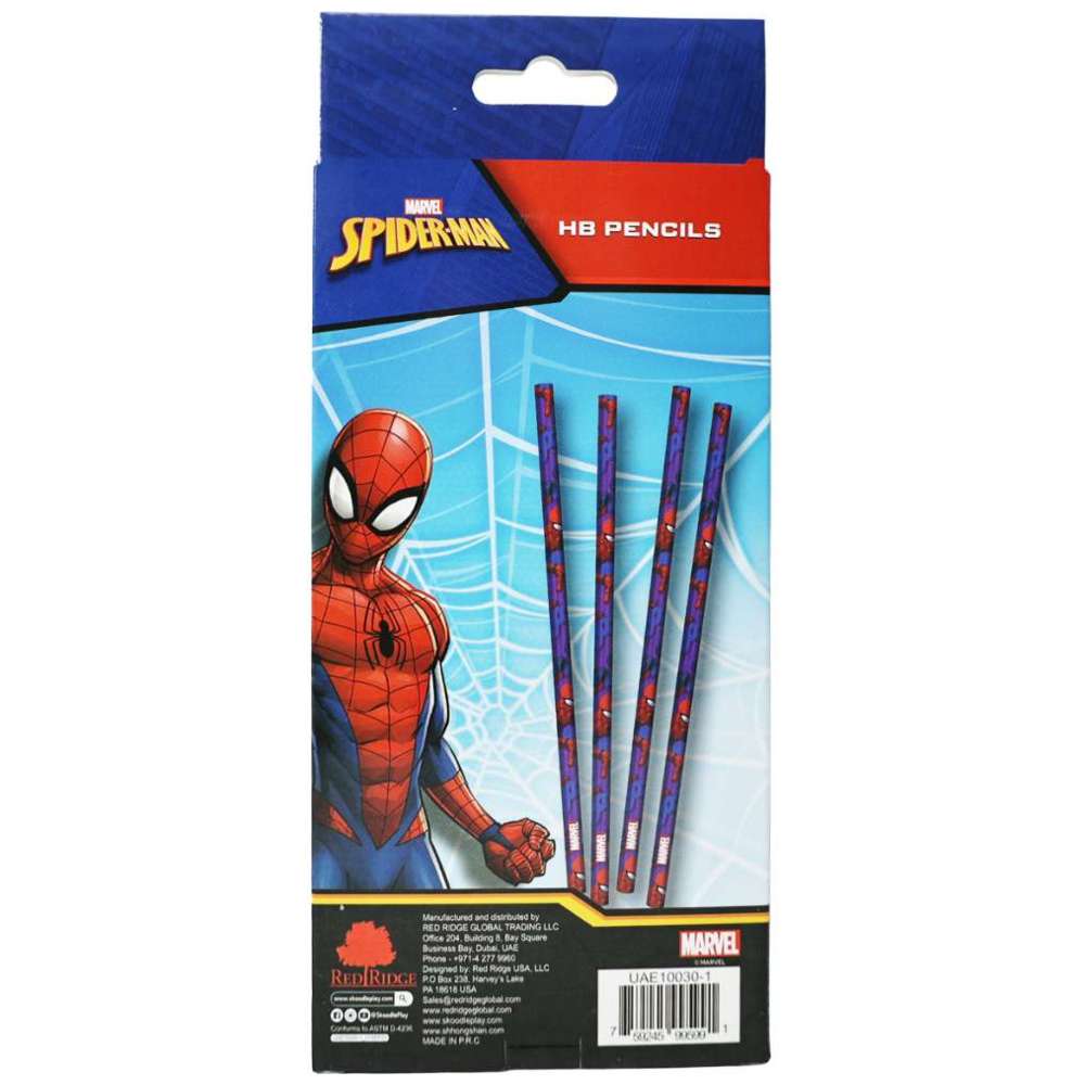 Skoddle - Spider-Man HB Pencil - 12 Pc Set