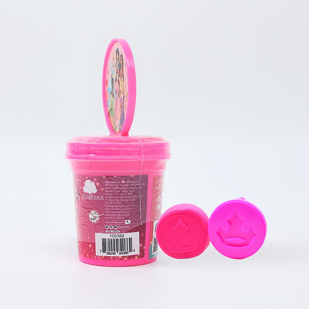 ديزني - معجون صلصال مع ختم بأشكال - الأميرات - 85 غرام