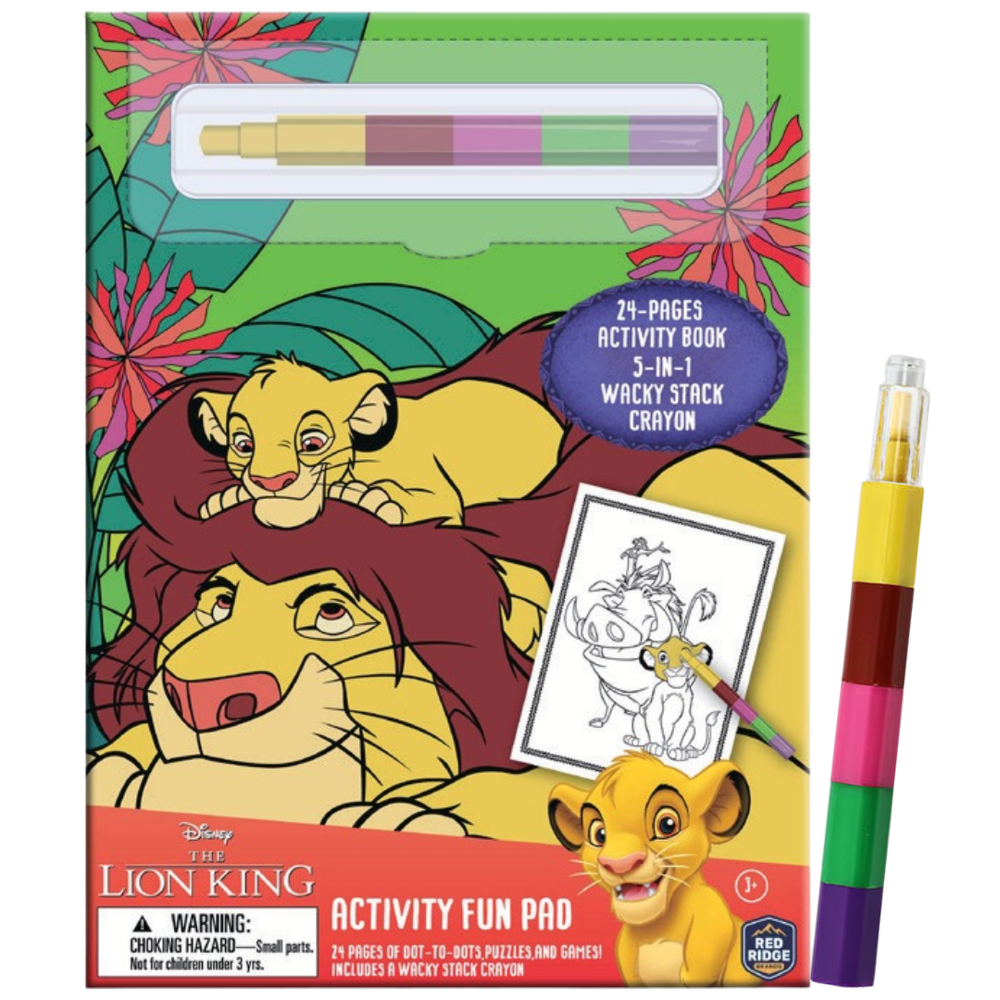 Disney - Lion King Activity Fun Pad with Stackable Crayon