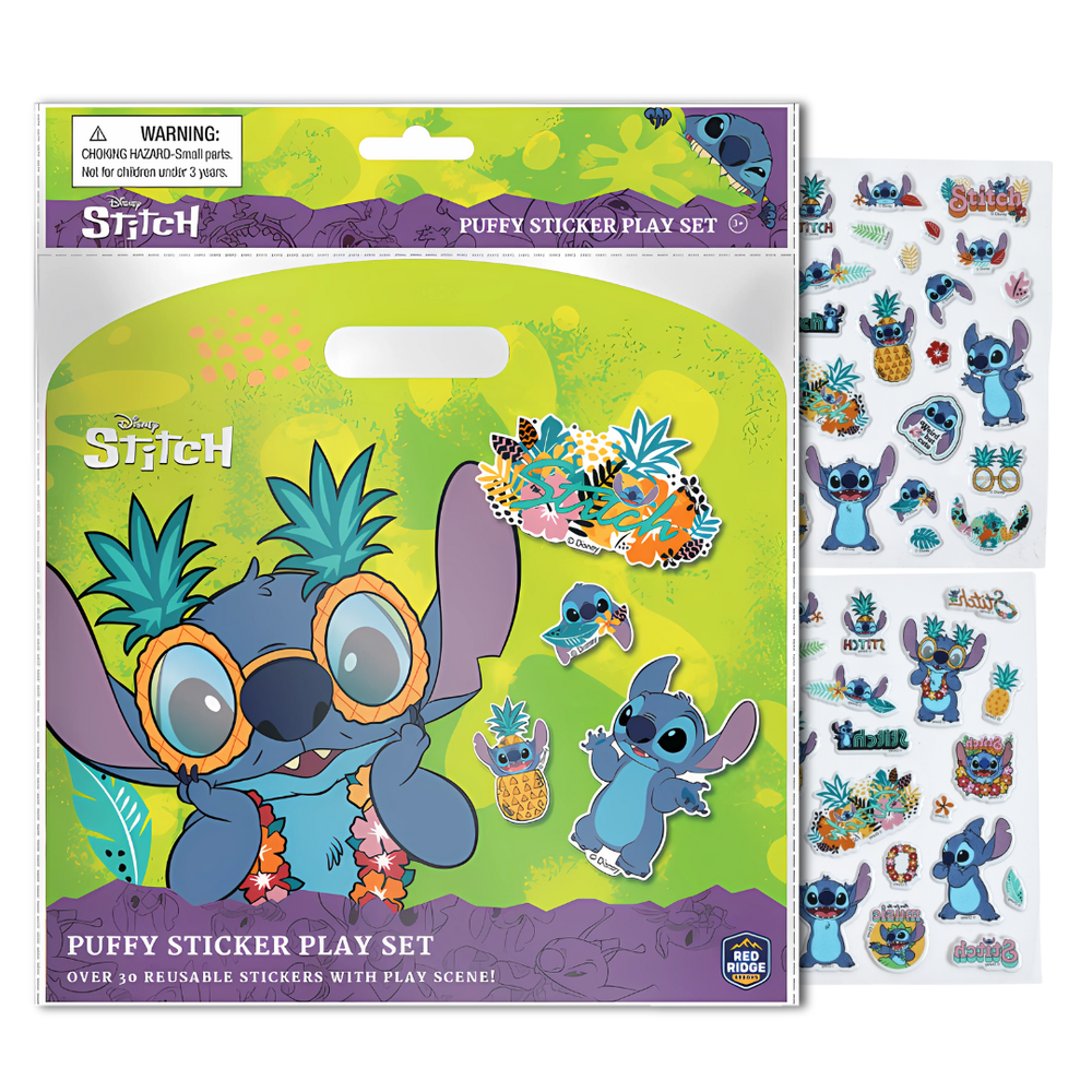 Disney - Stitch Puffy Sticker Play Set - 30pcs