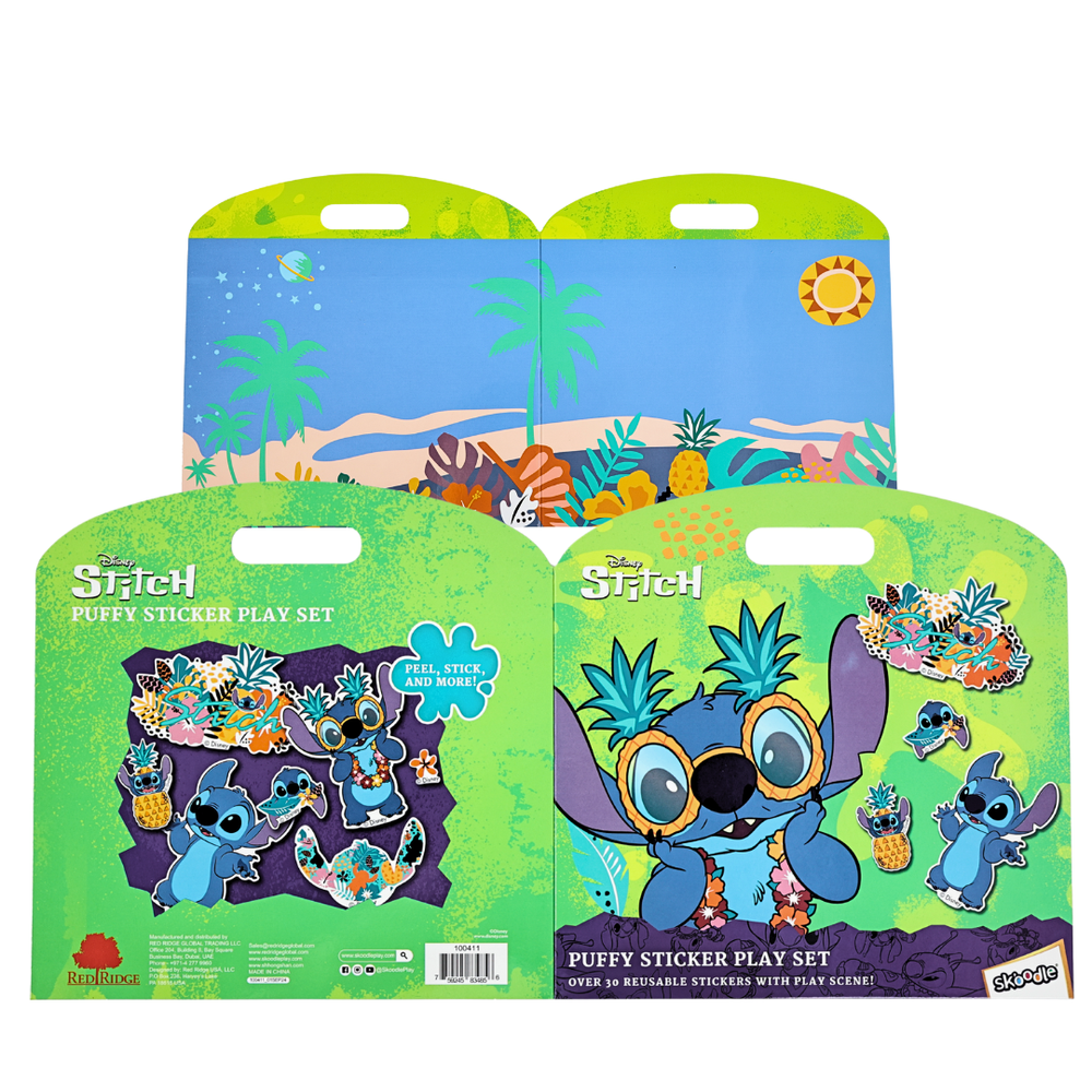 Disney - Stitch Puffy Sticker Play Set - 30pcs