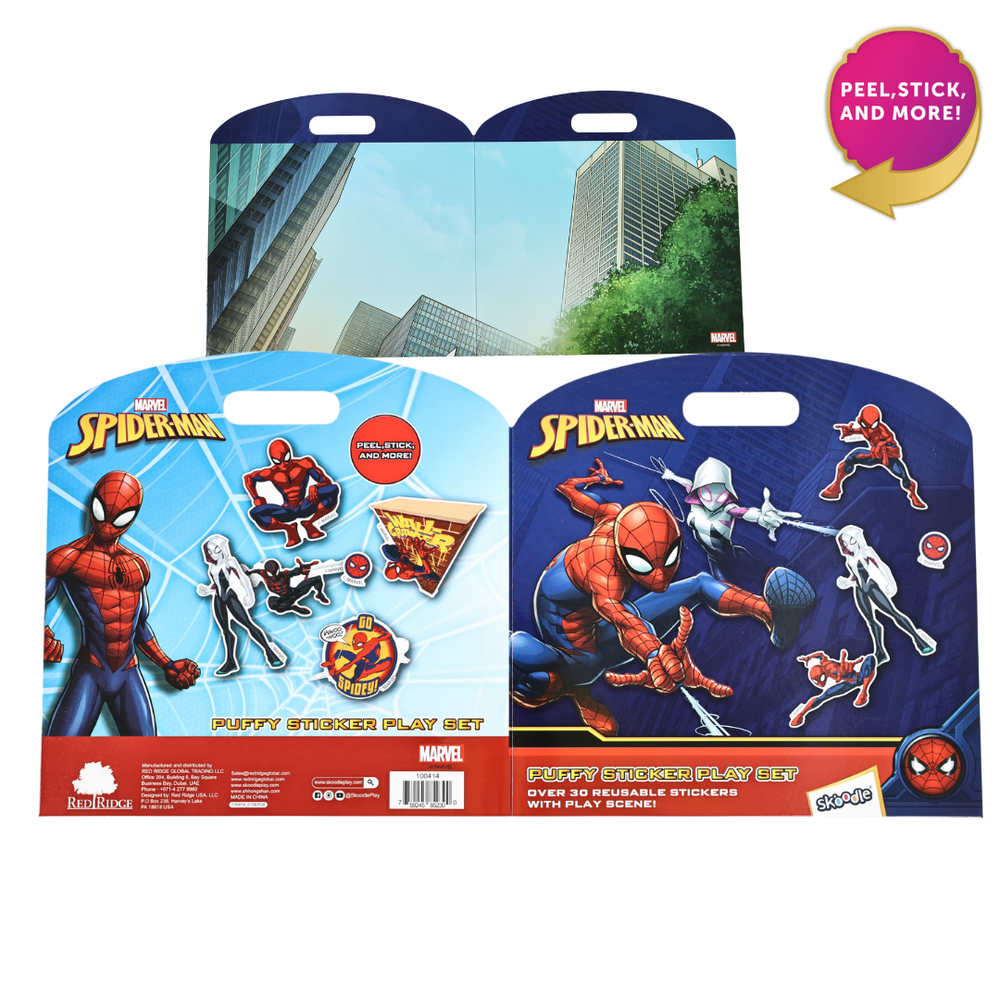 Marvel - Spider-man Puffy Sticker Play Set - 30pcs