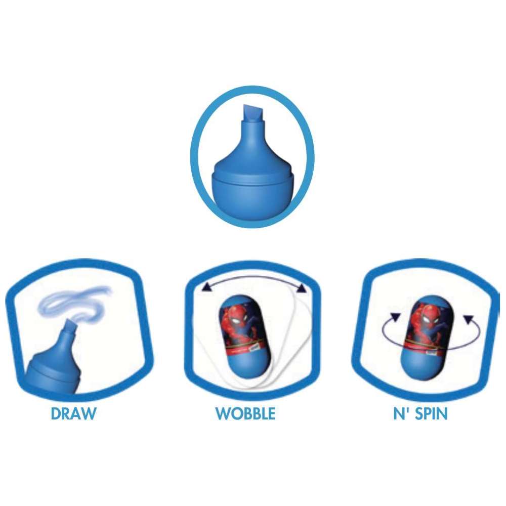 Skoddle - Spider-Man Wobbler Highlighter - Blue