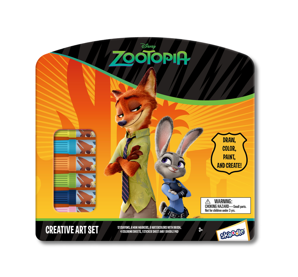 ديزني - مجموعة فنون زوتوبيا الإبداعية - 50+ قطعة