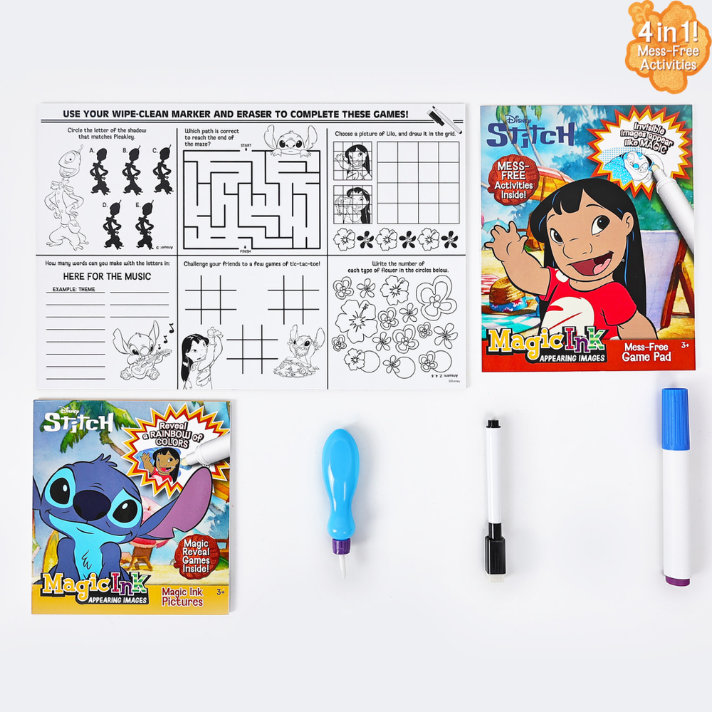 Disney - Lilo & Stitch Mess-free Magic Ink Activity Set