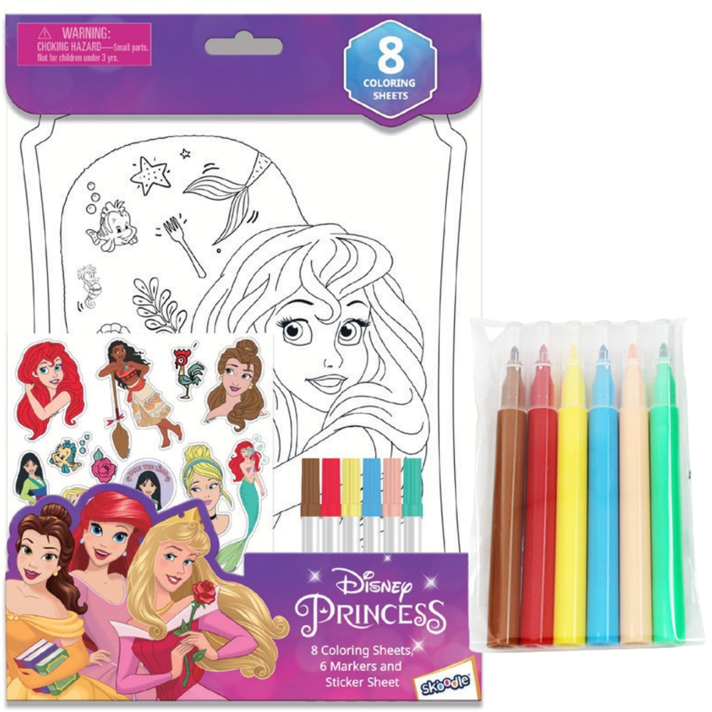 Disney - Princess Coloring Sheets Kit
