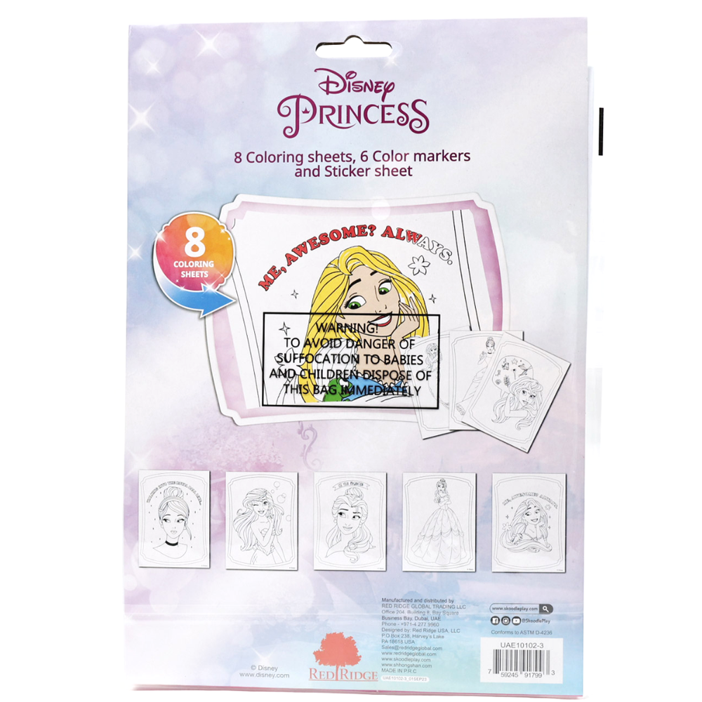 Disney - Princess Coloring Sheets Kit