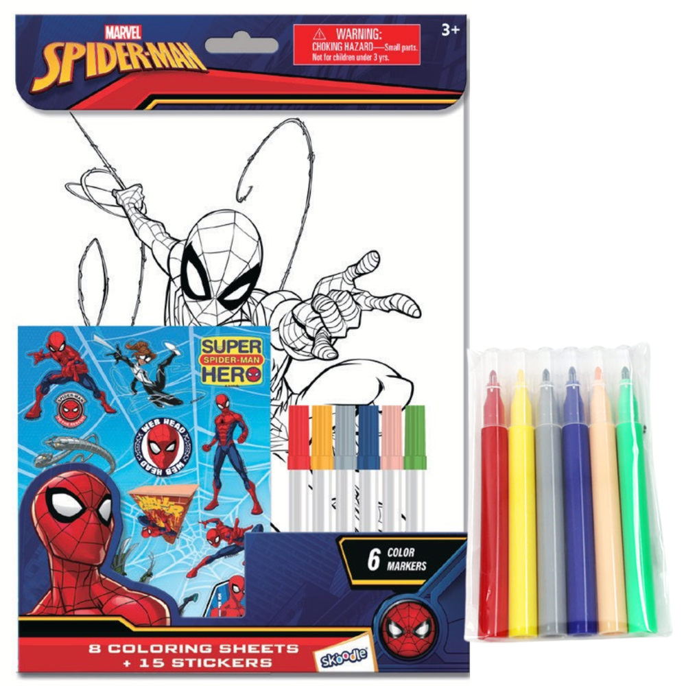 Marvel - Spider Man Coloring Sheets kit