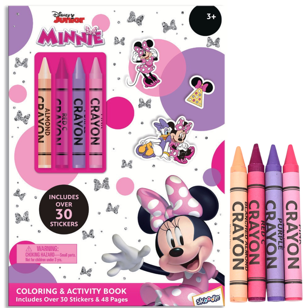 Disney - Minnie Coloring & Activity Book with Crayons