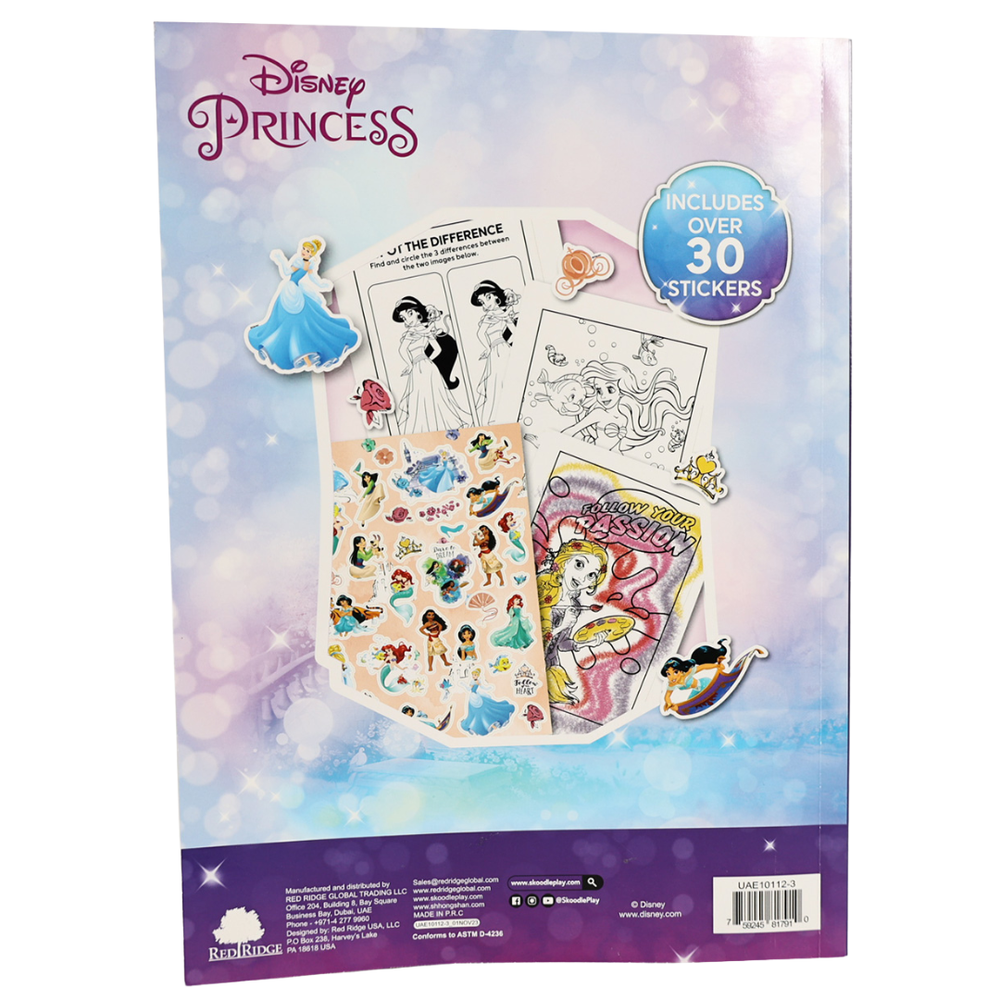 Disney - Princess Coloring & Activity Book with Crayons