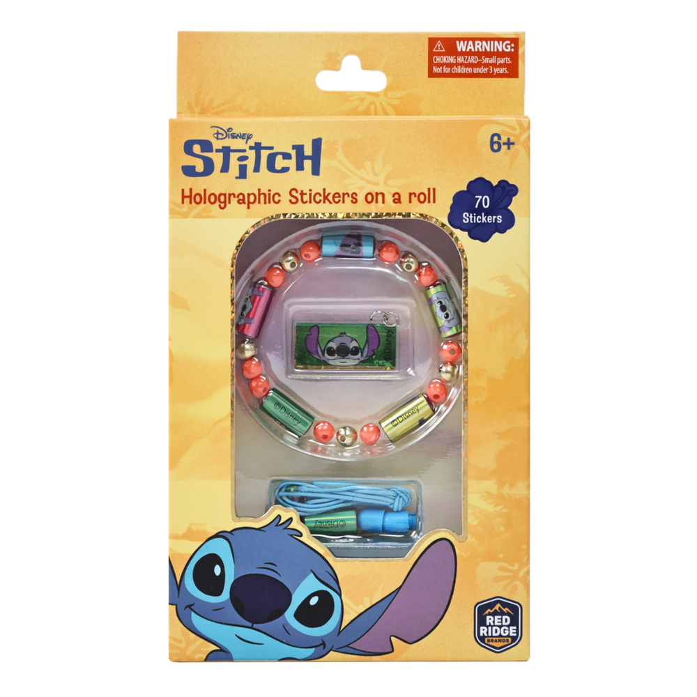 Disney - Holographic Stickers On A Roll Bracelet Making Kit - Stitch