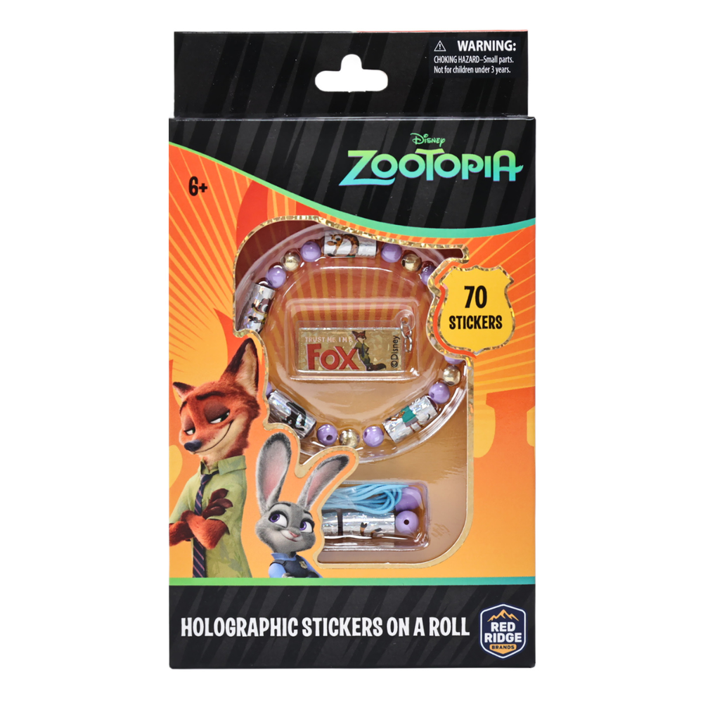 Disney - Holographic Stickers On A Roll Bracelet Making Kit - Zootopia
