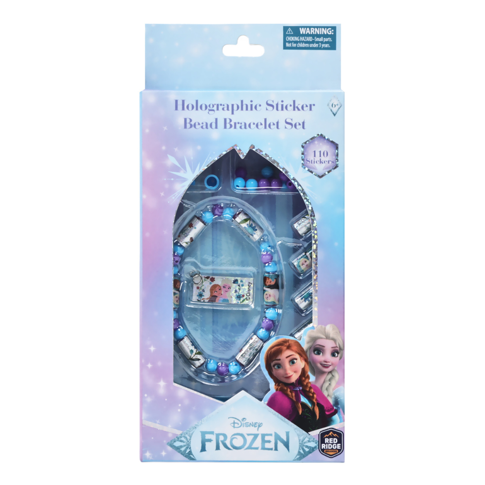 Disney - Holographic Sticker Bead Bracelet Set - Frozen