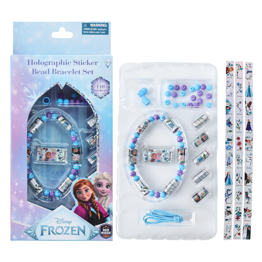 Disney - Holographic Sticker Bead Bracelet Set - Frozen