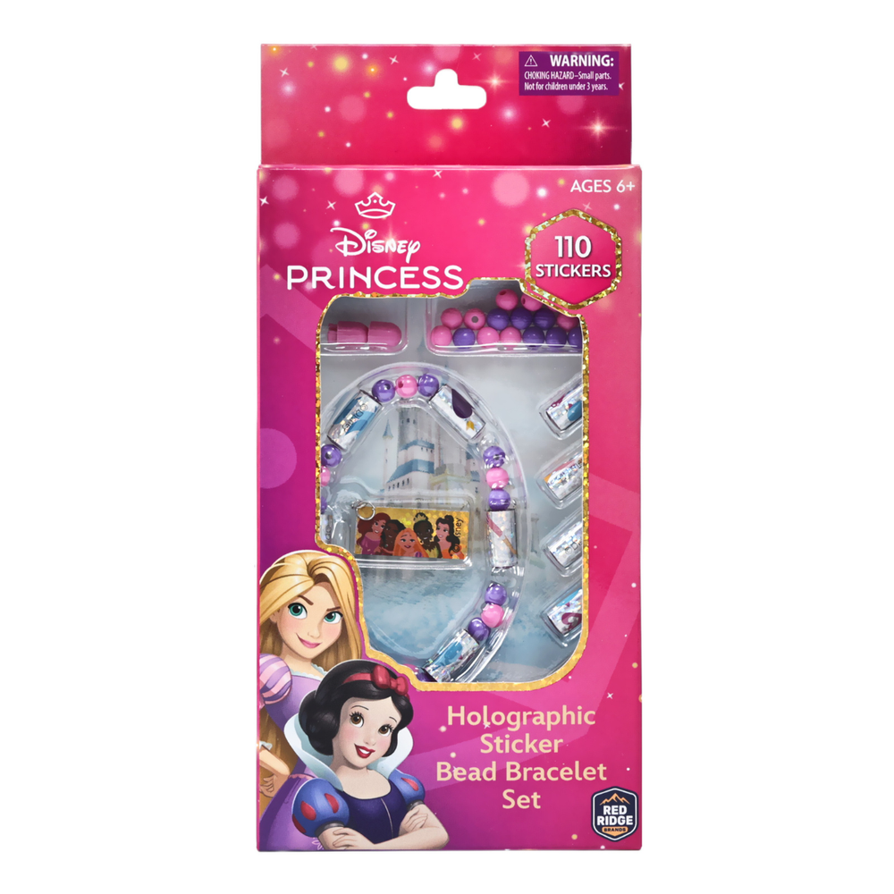 مجموعة أساور ديزني - خرز ملصقات ثلاثية الأبعاد - أميرة