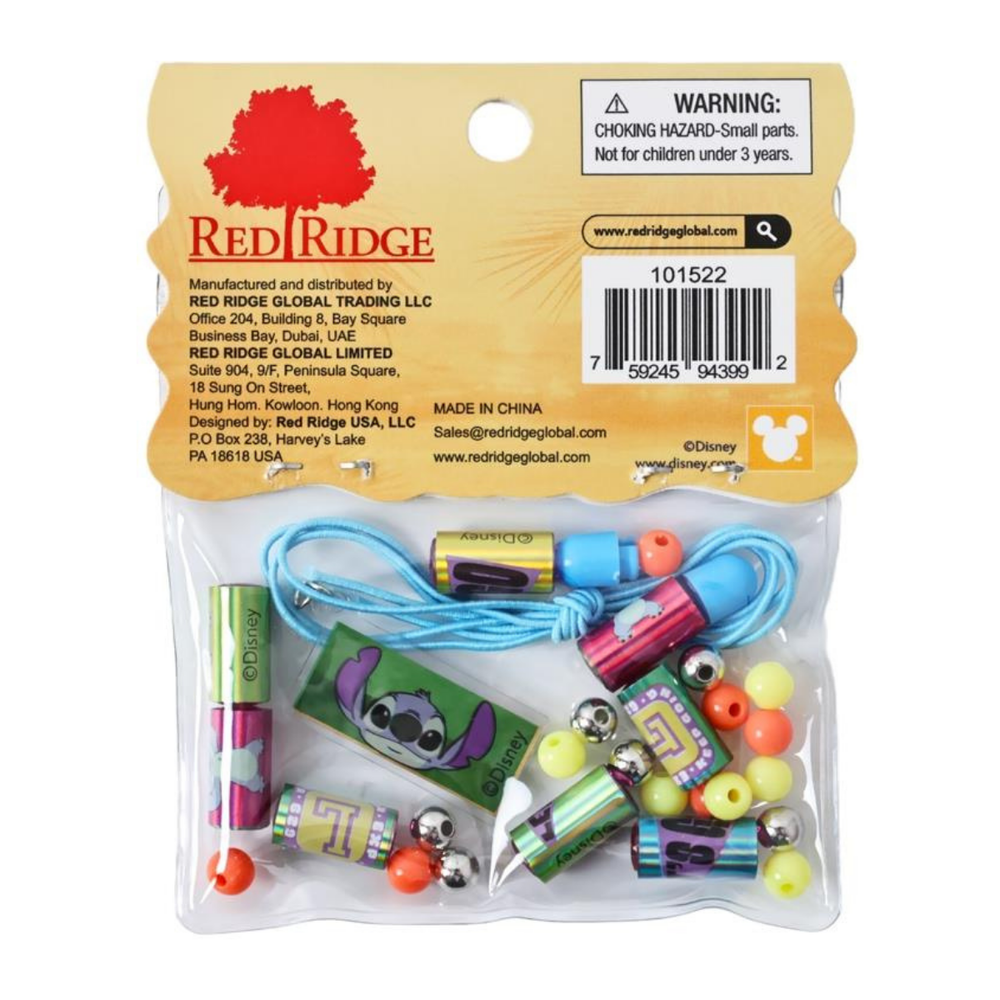 Disney - Stitch Holographic Sticker On A Roll Bracelet Making Craft Set - Multicolor