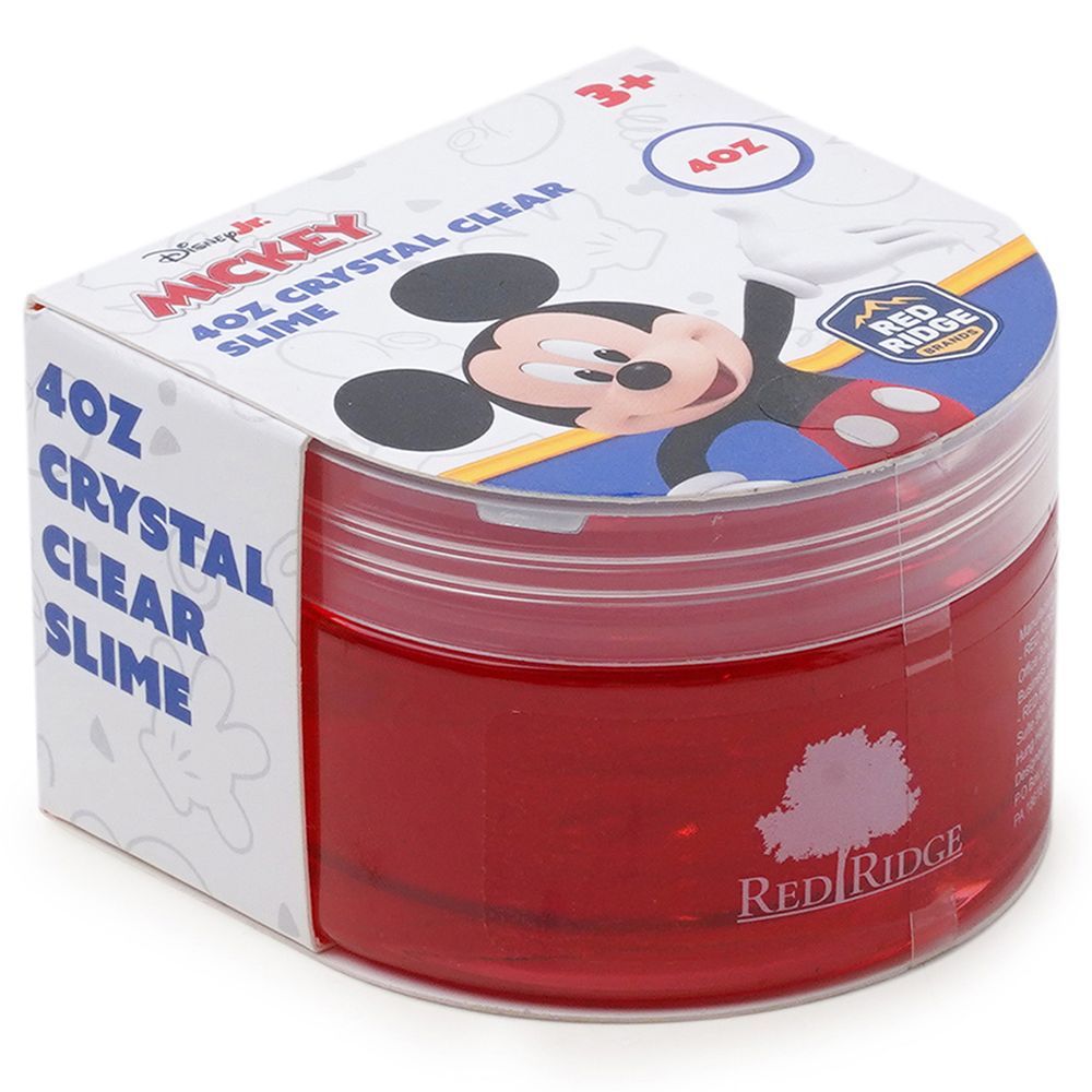 Slime Squad - Disney Mickey Crystal Clear Slime - Red - 118 ml