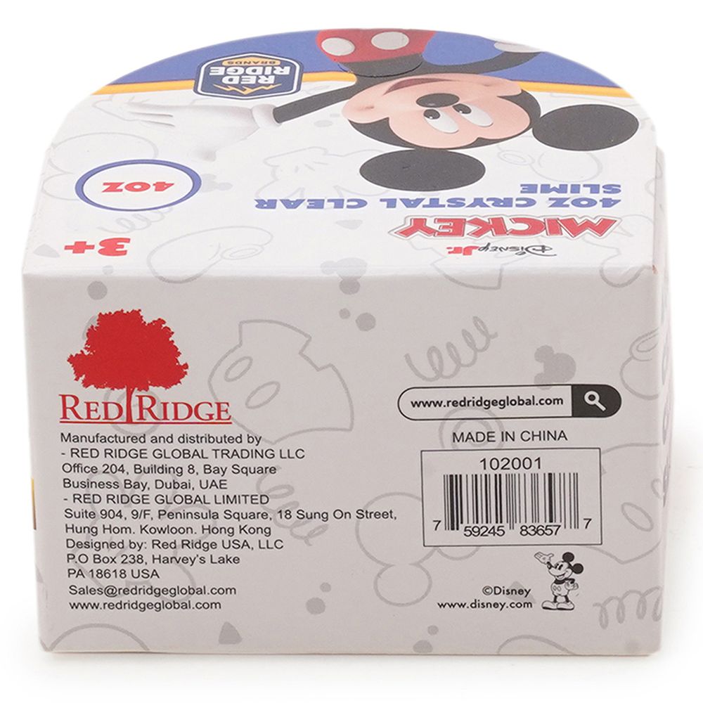 Slime Squad - Disney Mickey Crystal Clear Slime - Red - 118 ml