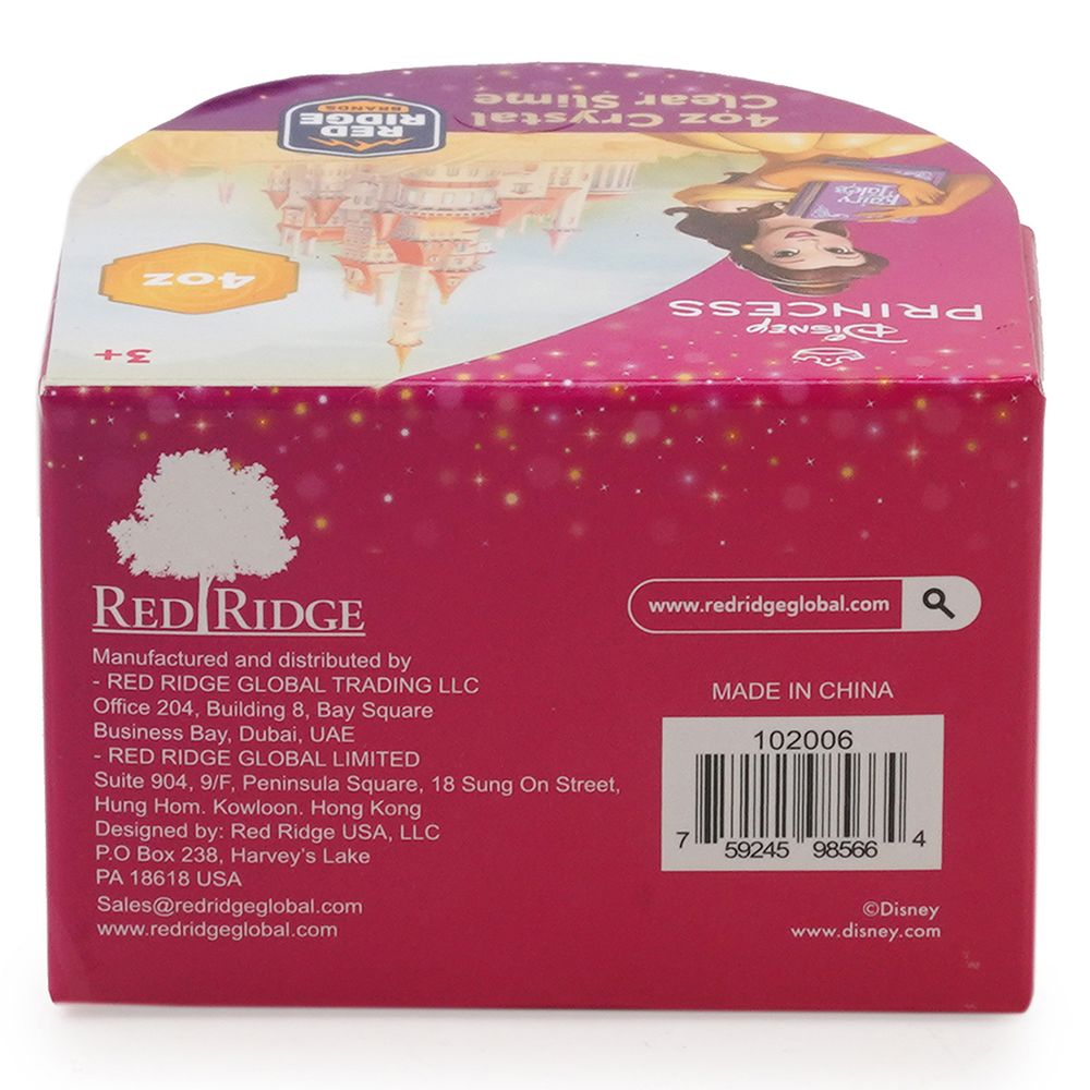 Slime Squad - Disney Princess Crystal Clear Slime - Clear - 118 ml