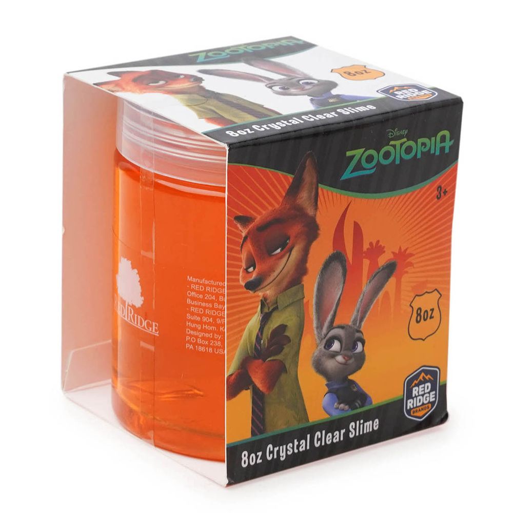Slime Squad - Disney Zootopia Crystal Clear Slime - Orange - 236 ml