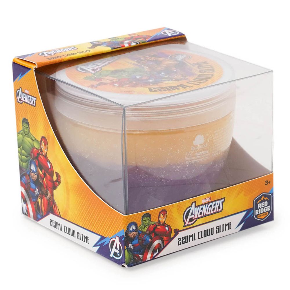 Slime Squad - Marvel Avengers Cloud Slime - Yellow/Purple - 220 ml