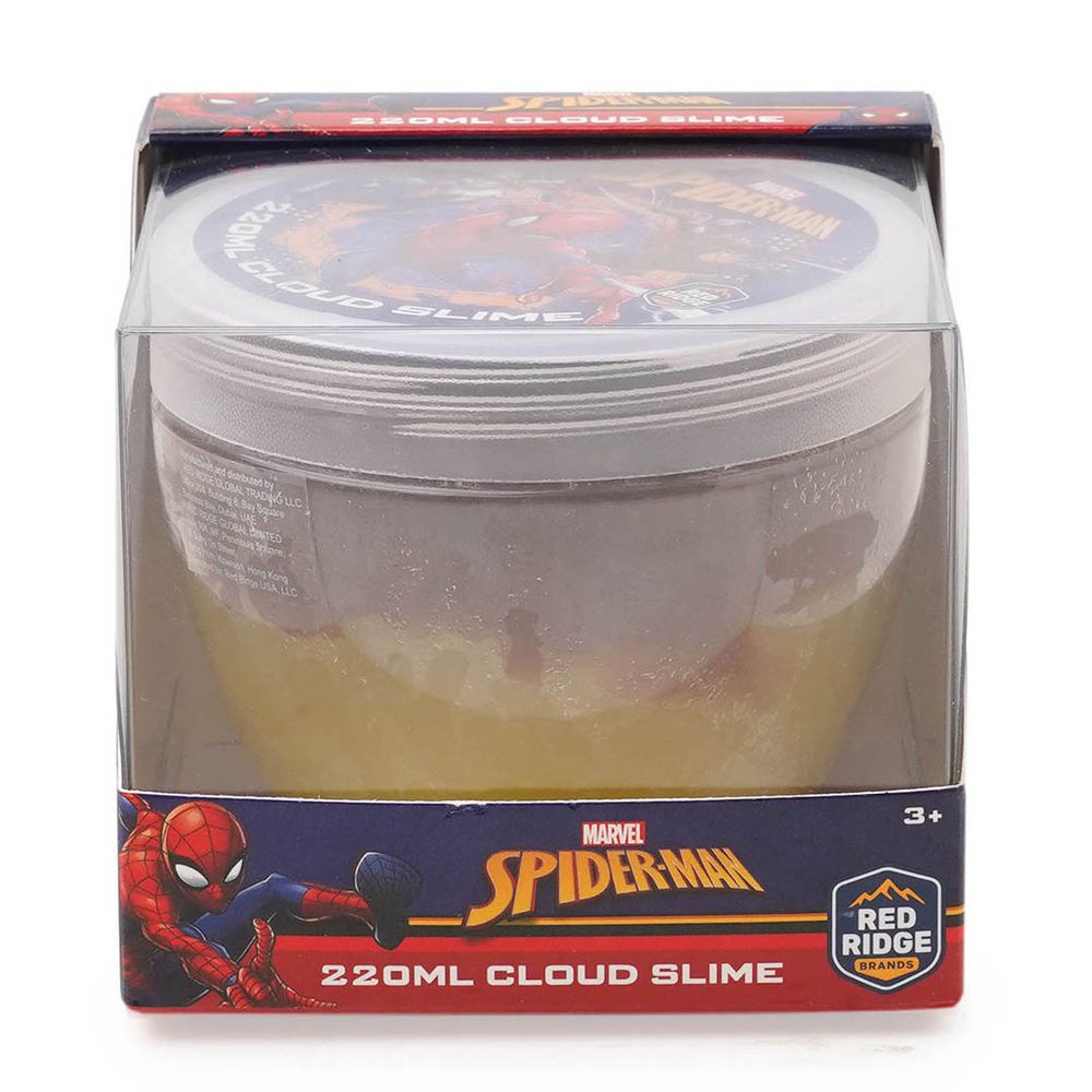 Slime Squad - Marvel Spider Man Cloud Slime - Yellow/Brown - 220 ml