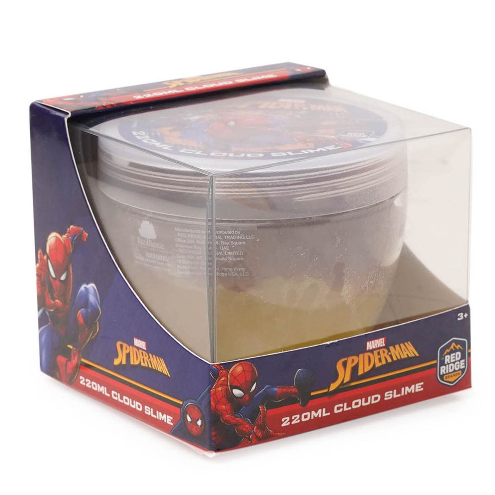 Slime Squad - Marvel Spider Man Cloud Slime - Yellow/Brown - 220 ml