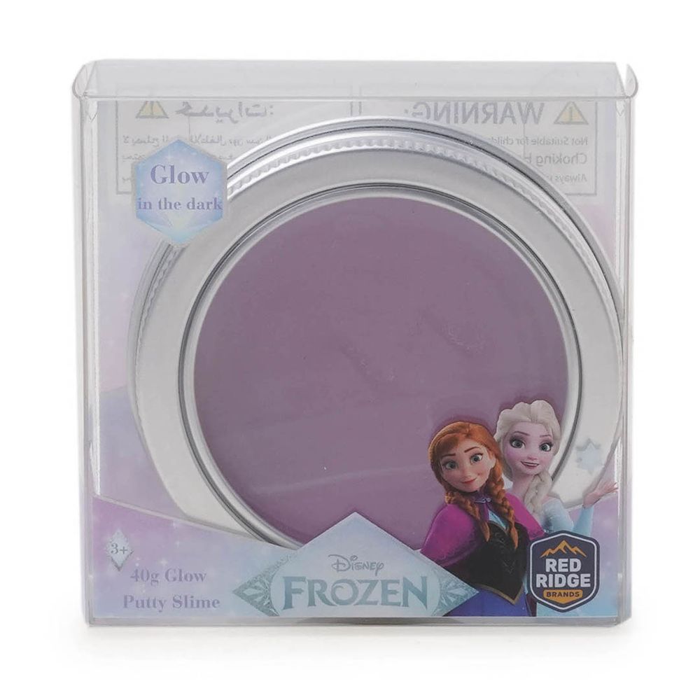 Slime Squad - Disney Frozen Glow Putty Slime - Purple - 40 gm