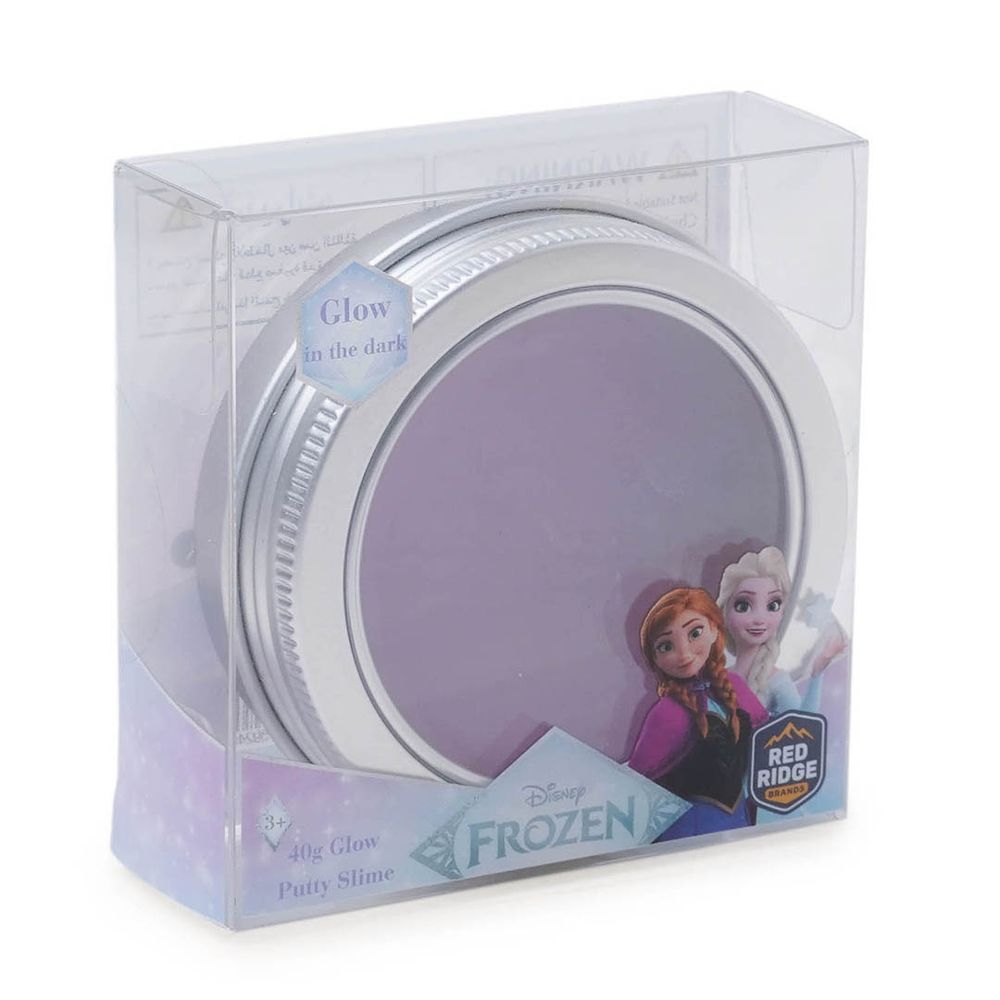 Slime Squad - Disney Frozen Glow Putty Slime - Purple - 40 gm