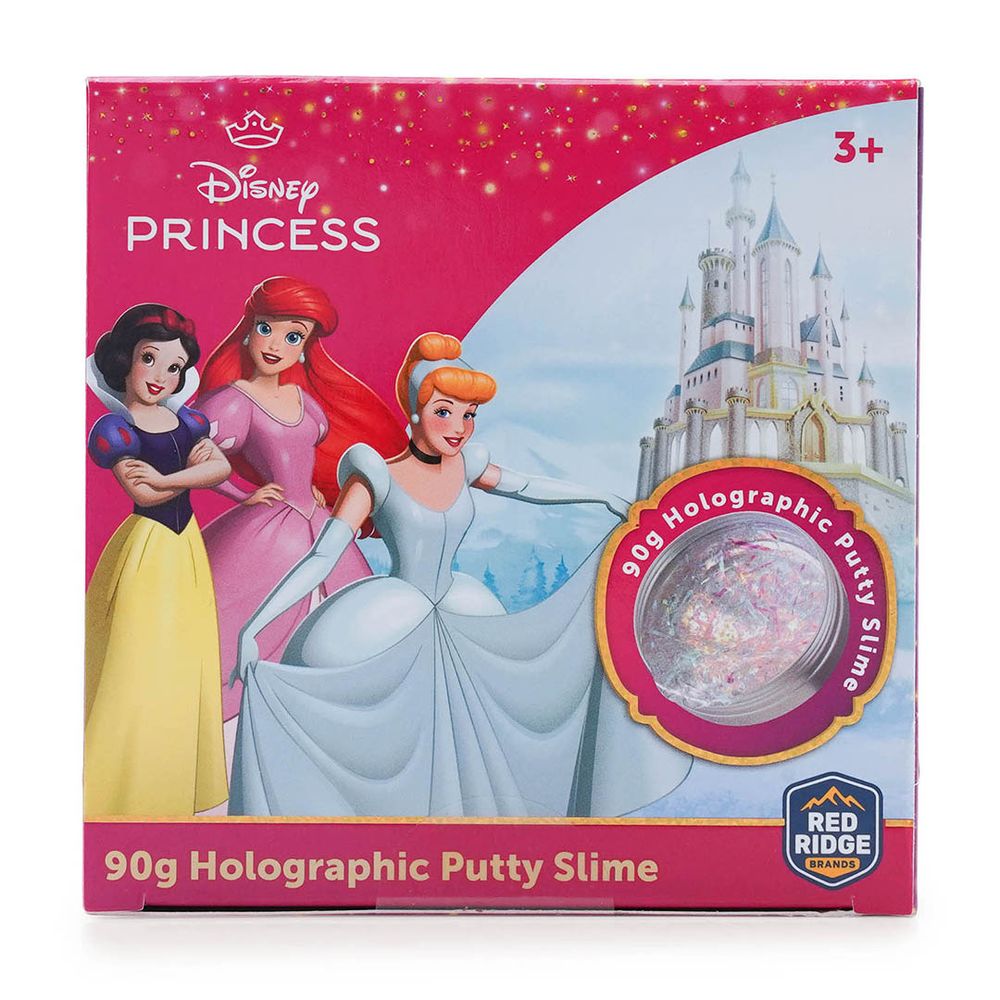 Slime Squad - Disney Princess Holographic Putty Slime - Pink - 90 gm