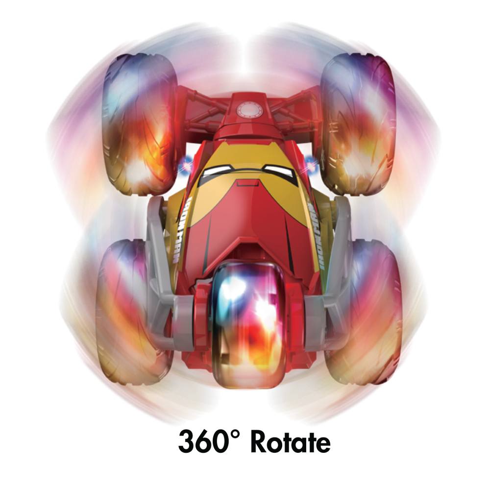 Marvel - Iron Man Rc Stunt Cruiser - Red