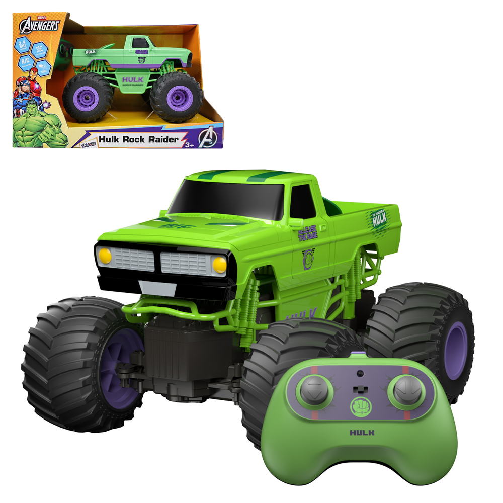 Marvel - Hulk Rock Raider RC Toy Car - Multicolor