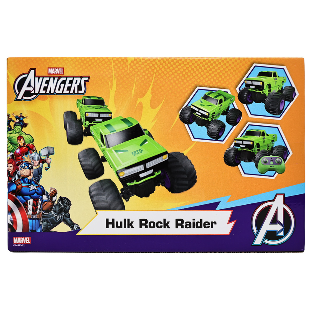 Marvel - Hulk Rock Raider RC Toy Car - Multicolor