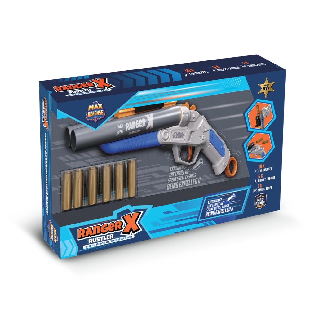ماكس ديفنس - رينجر إكس - مسدس راستلر ذو آلية طرد الخراطيش