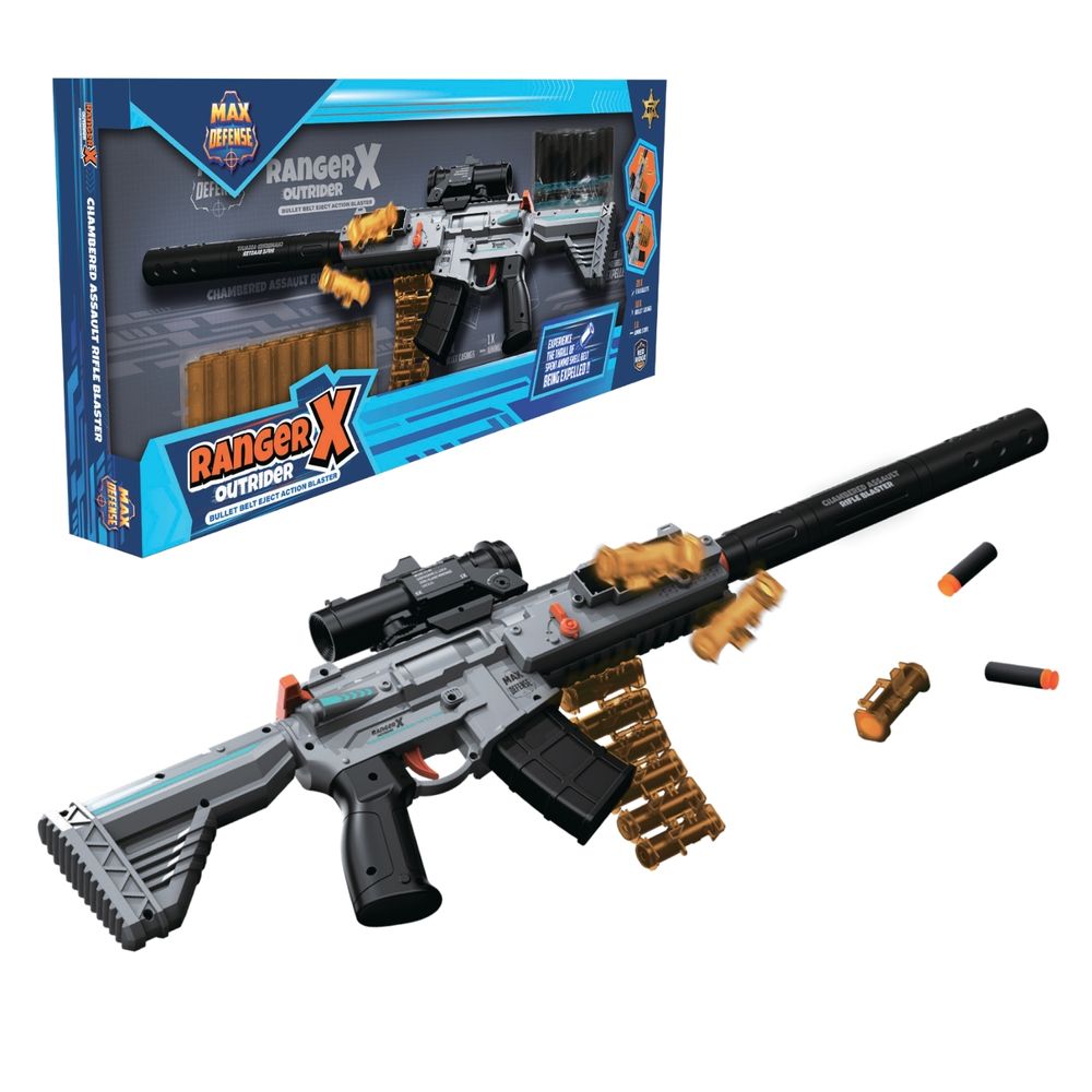 ماكس ديفنس - رينجر إكس - حزام رصاصات أوترايدر وبندقية إطلاق الخراطيش