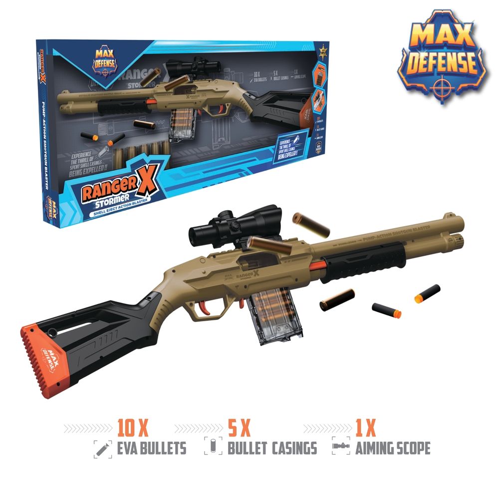 ماكس ديفنس - رينجر إكس - مسدس ستورمر ذو آلية طرد القذائف