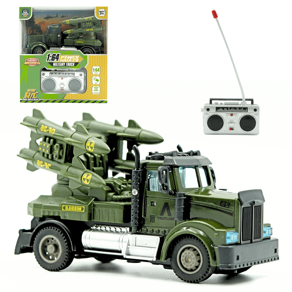 ريدريدج - صاروخ عسكري صغير للتحكم عن بعد بمقياس 1/64 - أخضر