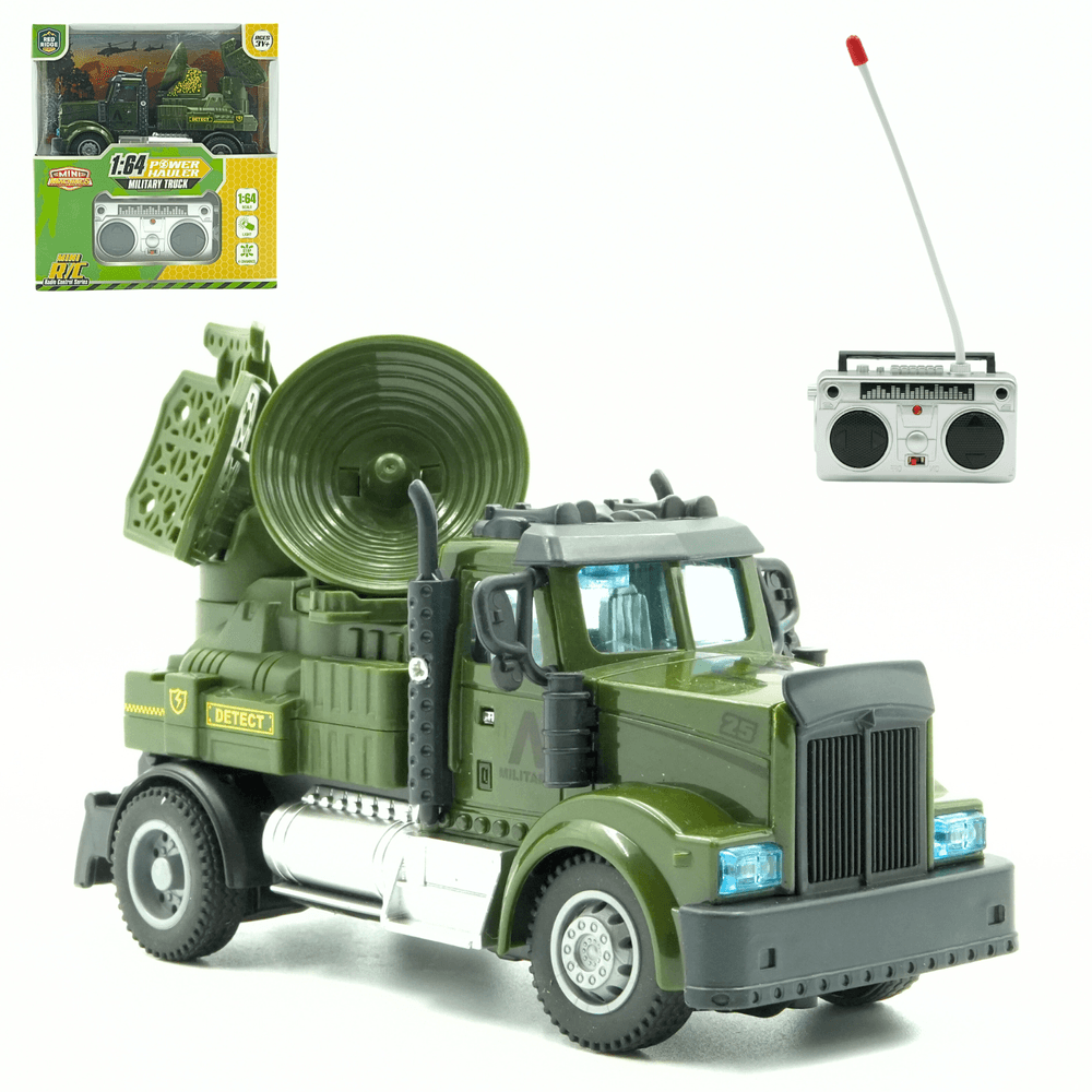 ريدريدج - سيارة عسكرية صغيرة تعمل بجهاز تحكم عن بعد بمقياس 1/64 - أخضر