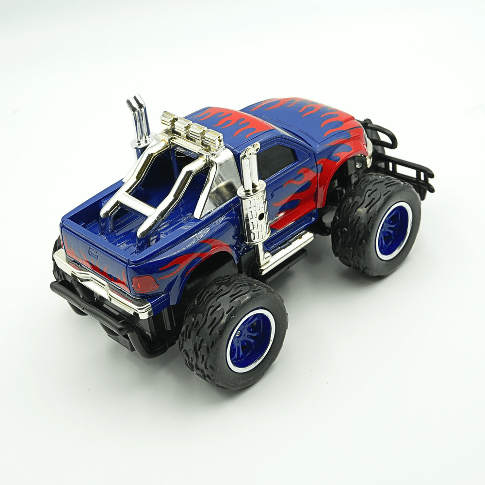 ريدريدج - سيارة شرطة صغيرة تعمل بجهاز تحكم عن بعد بمقياس 1/64 - أزرق/أسود