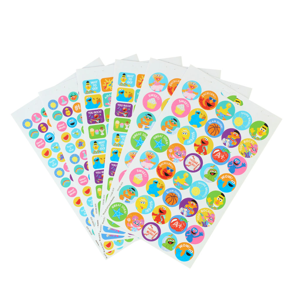 سيسمي ستريت - كراسة ملصقات المكافآت - 400+ ملصق