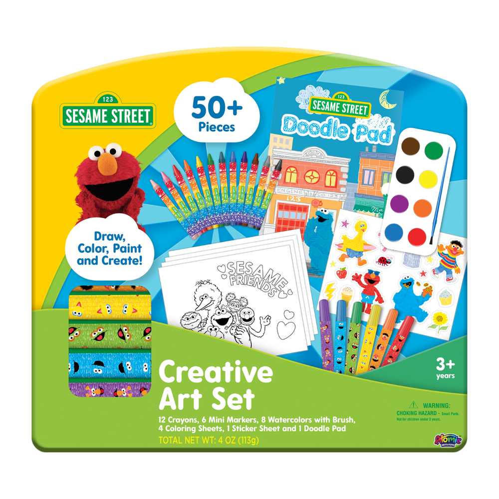 Sesame Street - 50 Pieces Creative Art Set