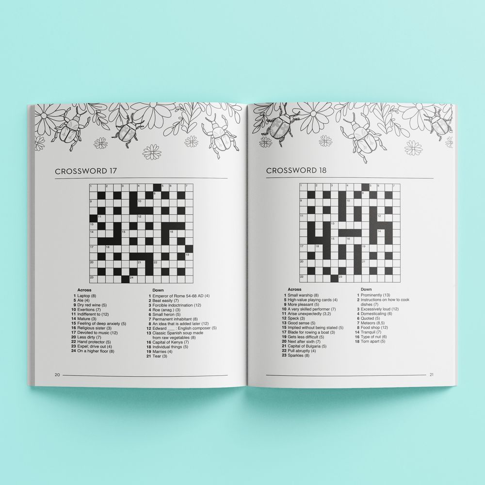 مايند ويفز: كتاب الألغاز - الكلمات المتقاطعة