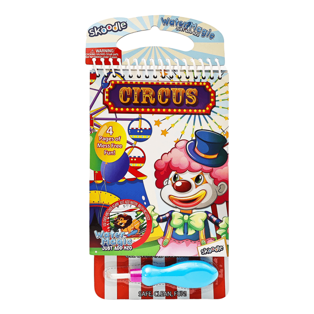 Skoodle Water Magic Activity Pad With Brush - Circus