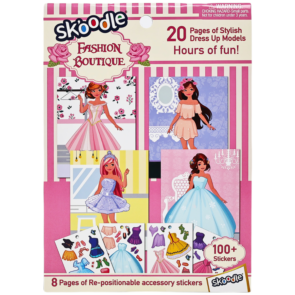 Skoodle Fashion Boutique Sticker Book - Multicolor