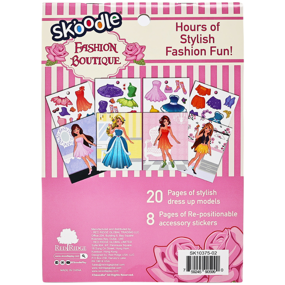 Skoodle Fashion Boutique Sticker Book - Multicolor