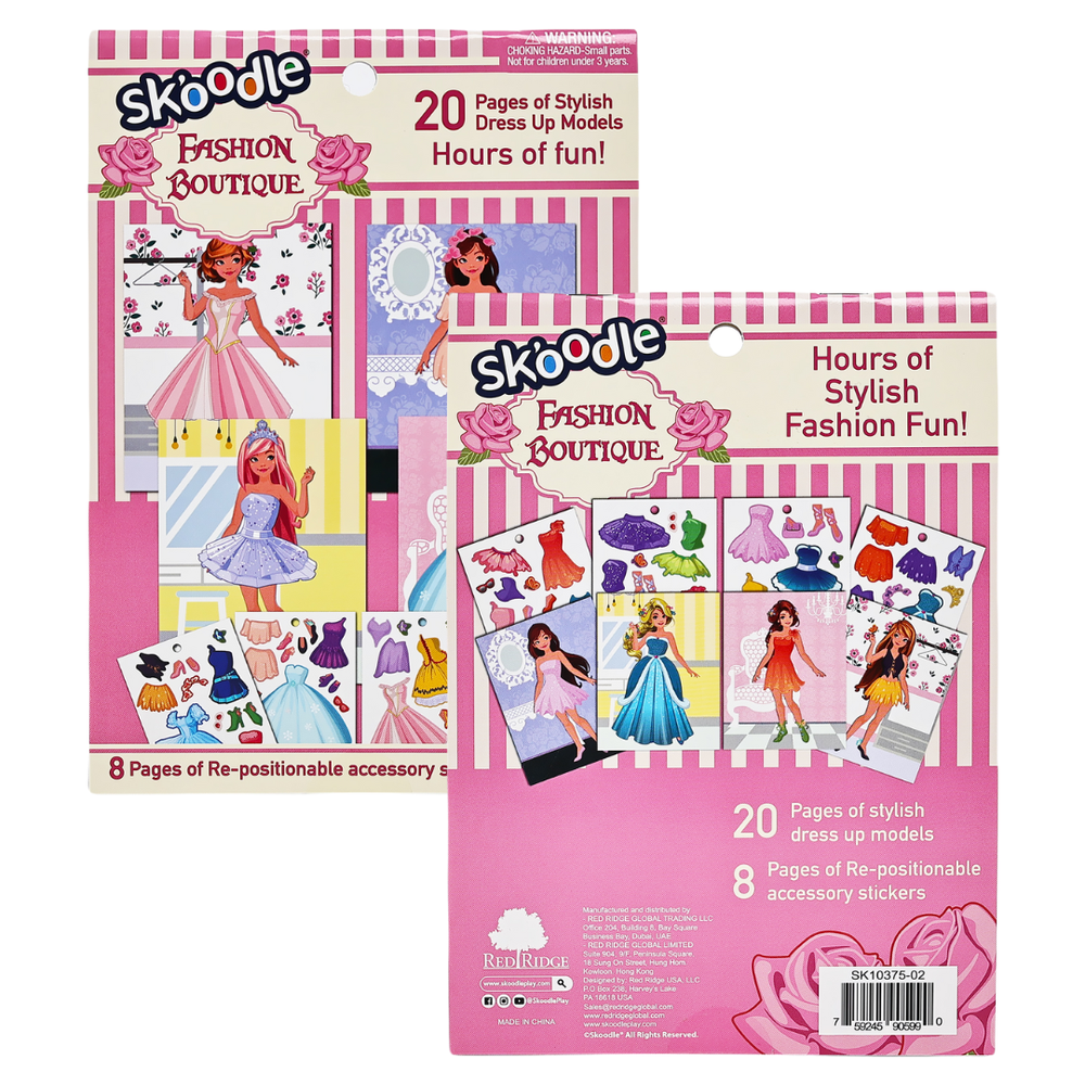 Skoodle Fashion Boutique Sticker Book - Multicolor