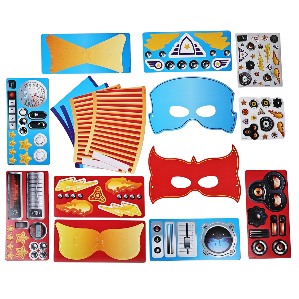 Skoodle Create Your Own Hero Masks Craft Kit - Multicolor